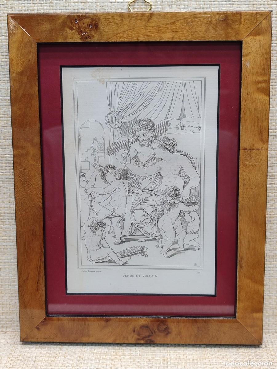 Arte: Venus y Vulcano. J. Romain. Musee de peinture et de sculpture. Reveil. S. XIX. cuadro. Mitologia