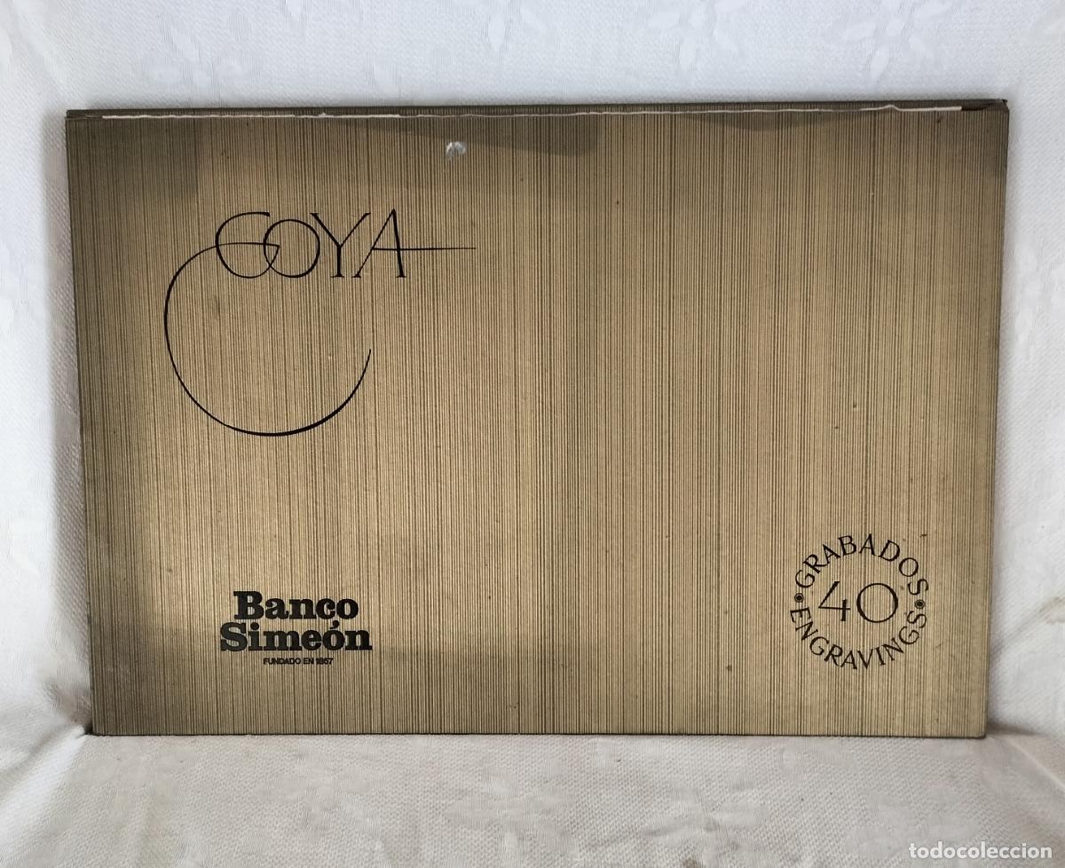 Arte: 40 GRABADOS DE GOYA - SERIE TAUROMAQUIA (COMPLETA) - BANCO SIME&Oacute;N.