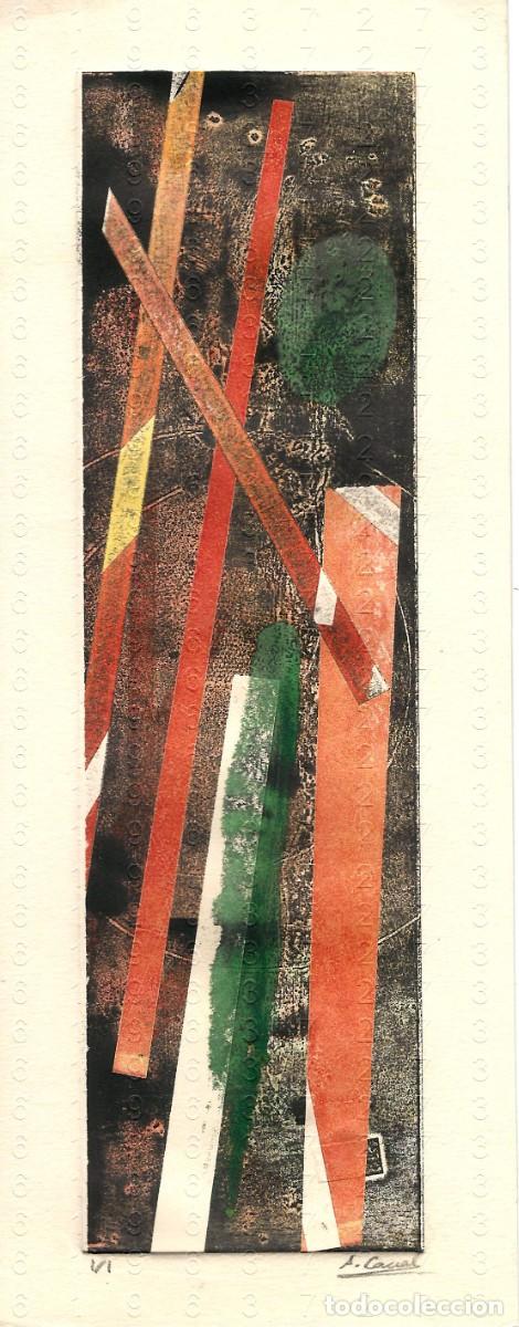 Art: CANAL GRABADO FIRMADO Y NUMERADO 1/1 24X9 B42