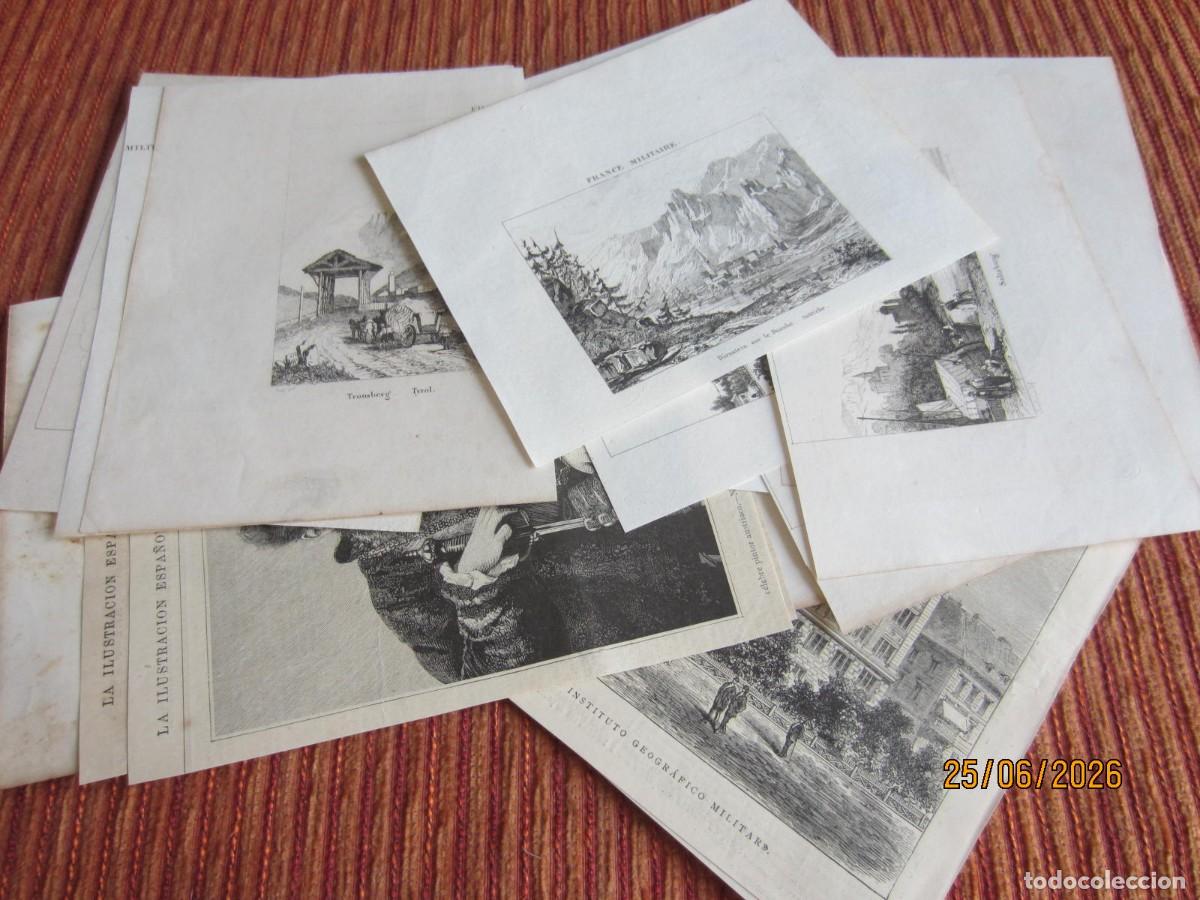 Arte: SIGLO XIX- 14 GRABADOS DE AUSTRIA. ORIGINALES.