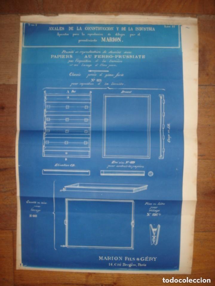 Arte: GRABADO TECNOLOG&Iacute;A S.XIX, SISTEMA MARION DE REPRODUCCI&Oacute;N DE DIBUJOS, ORIGINAL MADRID,1876