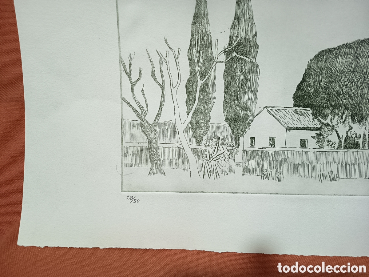 Arte: Grabado Aurelio pintor Murciano - Foto 2
