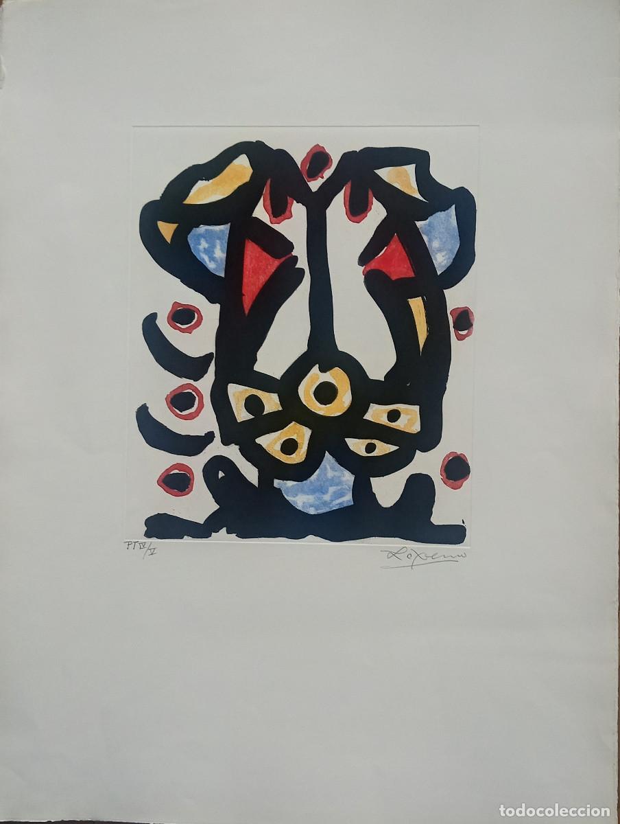 Arte: GALICIA. LAXEIRO. GRABADO PT IV/V TAMA&Ntilde;O PLANCHA 38x31,5 PAPEL 75x56,5cm.