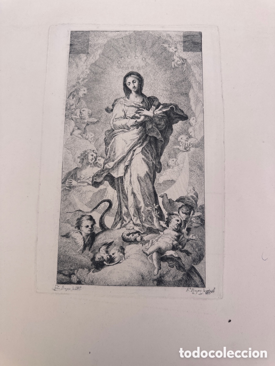 Art: Inmaculada pintado y grabado por Rqmon Bayeu