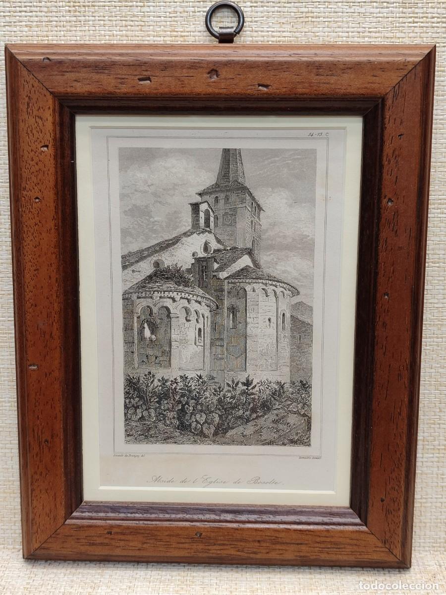 Arte: Iglesia de Bosolte en Girona, L&acute;Univers Pittoresque. Espagne. 1844. Cuadro.