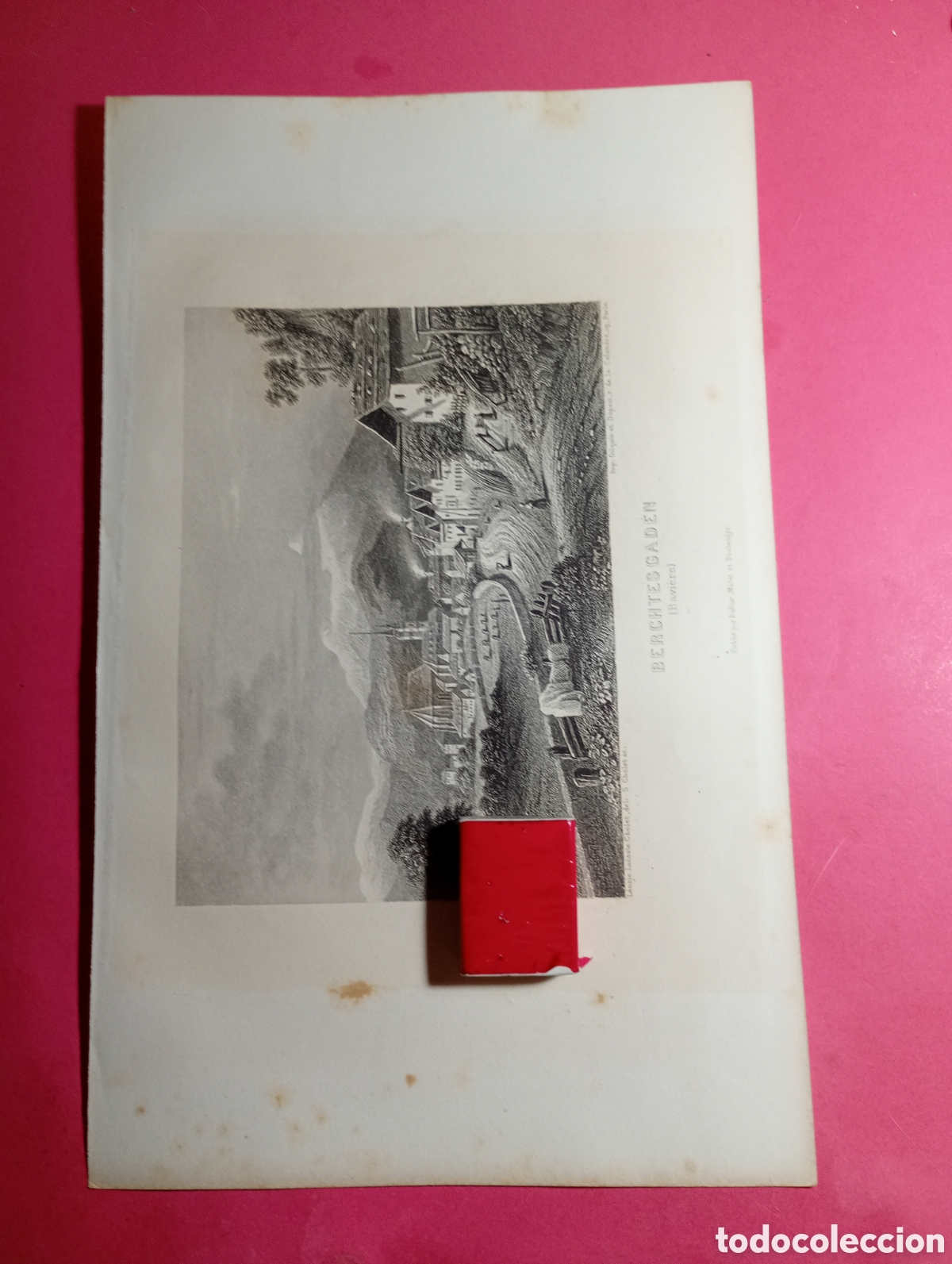 Arte: BERCHTESGADEN BAVIERA XIX ca. NYON DEL ET SE - DUFOUR MULAT ET BOULANGER