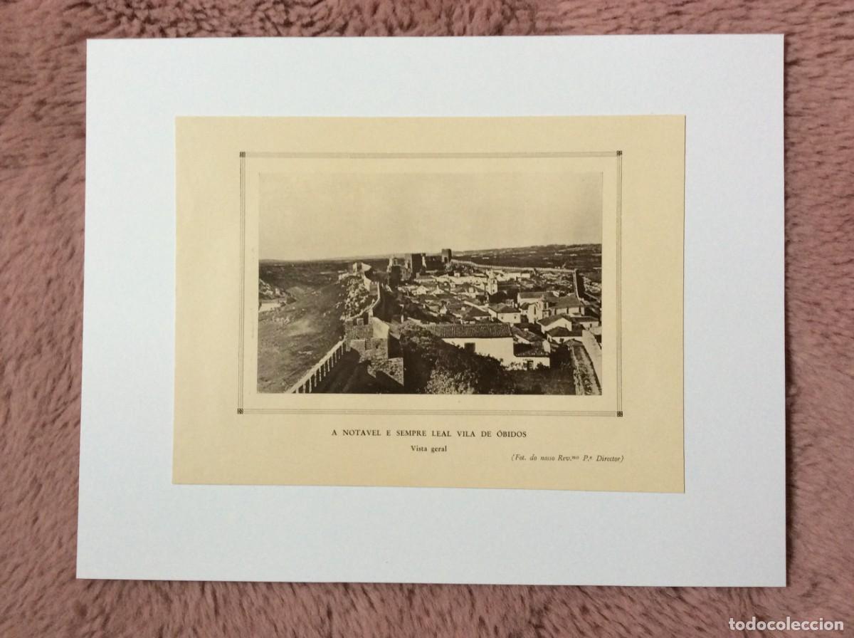 Arte: A not&aacute;vel e sempre leal Vila de &Oacute;bidos. Vista geral. L&aacute;mina de 194? Envio gr&aacute;tis