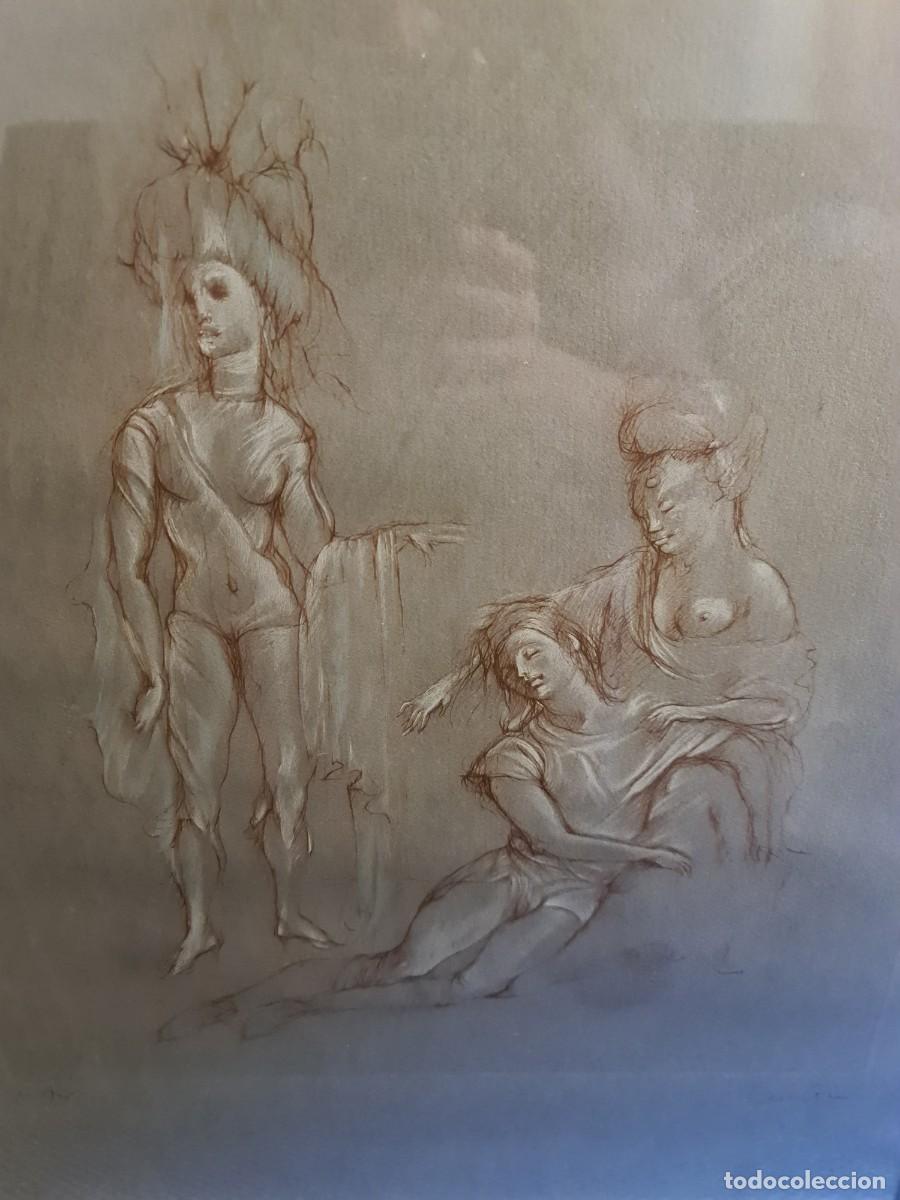 Arte: Leonor Fini. Grabado. Prueba de artista 5/25.