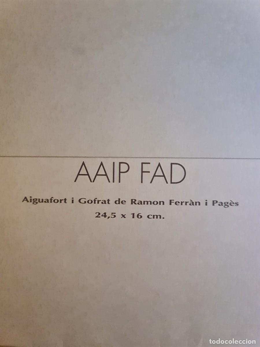Arte: Fam est&egrave;tica. Aiguafort i gofrat, Ramon Ferr&agrave;n i Pag&egrave;s. N&uacute;m. 59/140
