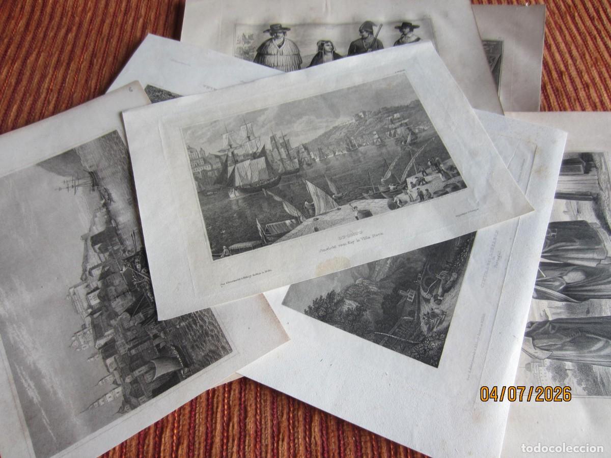 Arte: SIGLO XIX- 10 GRABADOS DE PORTUGAL. ORIGINALES. LOTE 3