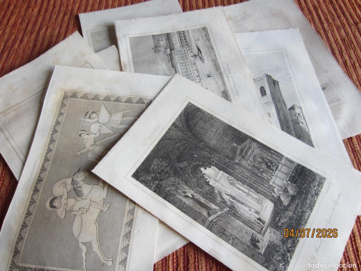 Arte: 1846- 9 GRABADOS DE PORTUGAL. ORIGINALES. LOTE 5
