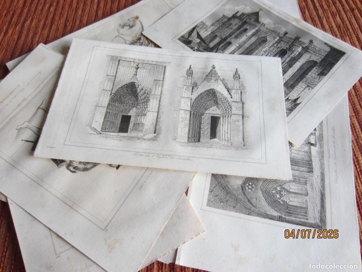 Arte: 1846- 8 GRABADOS DE PORTUGAL. ORIGINALES. LOTE 6