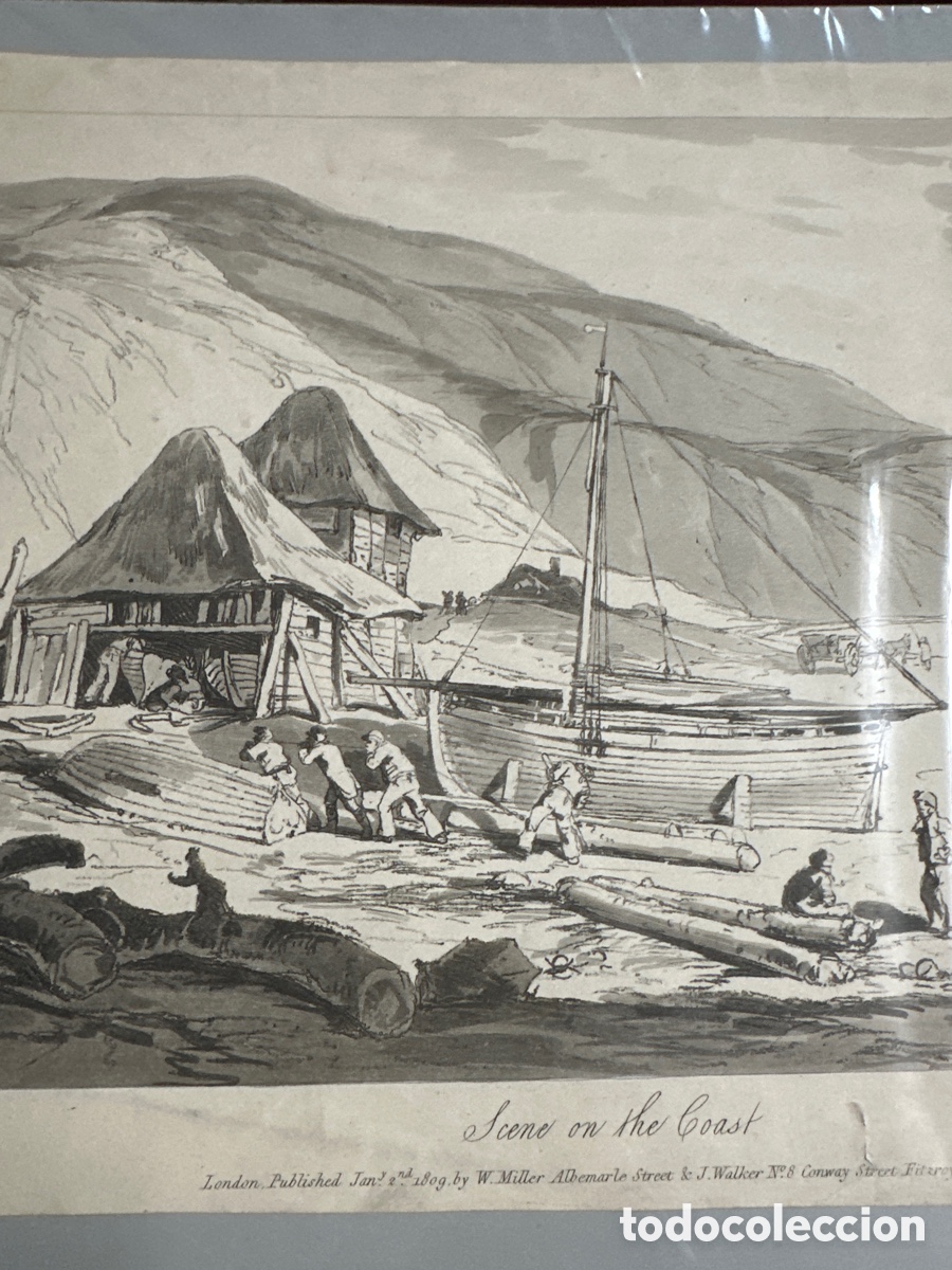 Arte: John Augustus Atkinson escenas de costa 1808