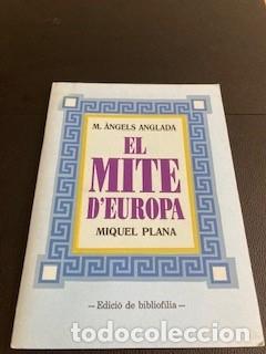 Arte: Libreto bibli&oacute;filo Miquel Plana, El Mite d&acute;Europa.