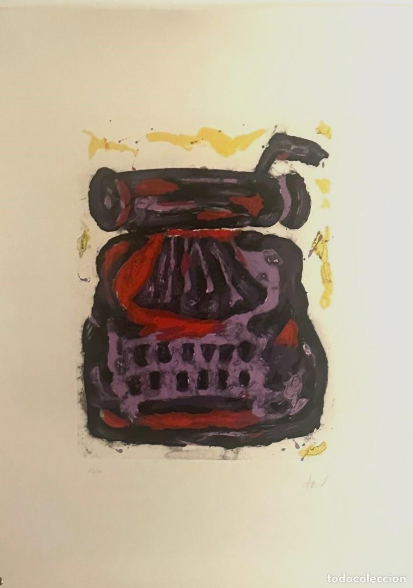 Arte: Joaquim Falco. Grabado numerado y firmado por el artista.