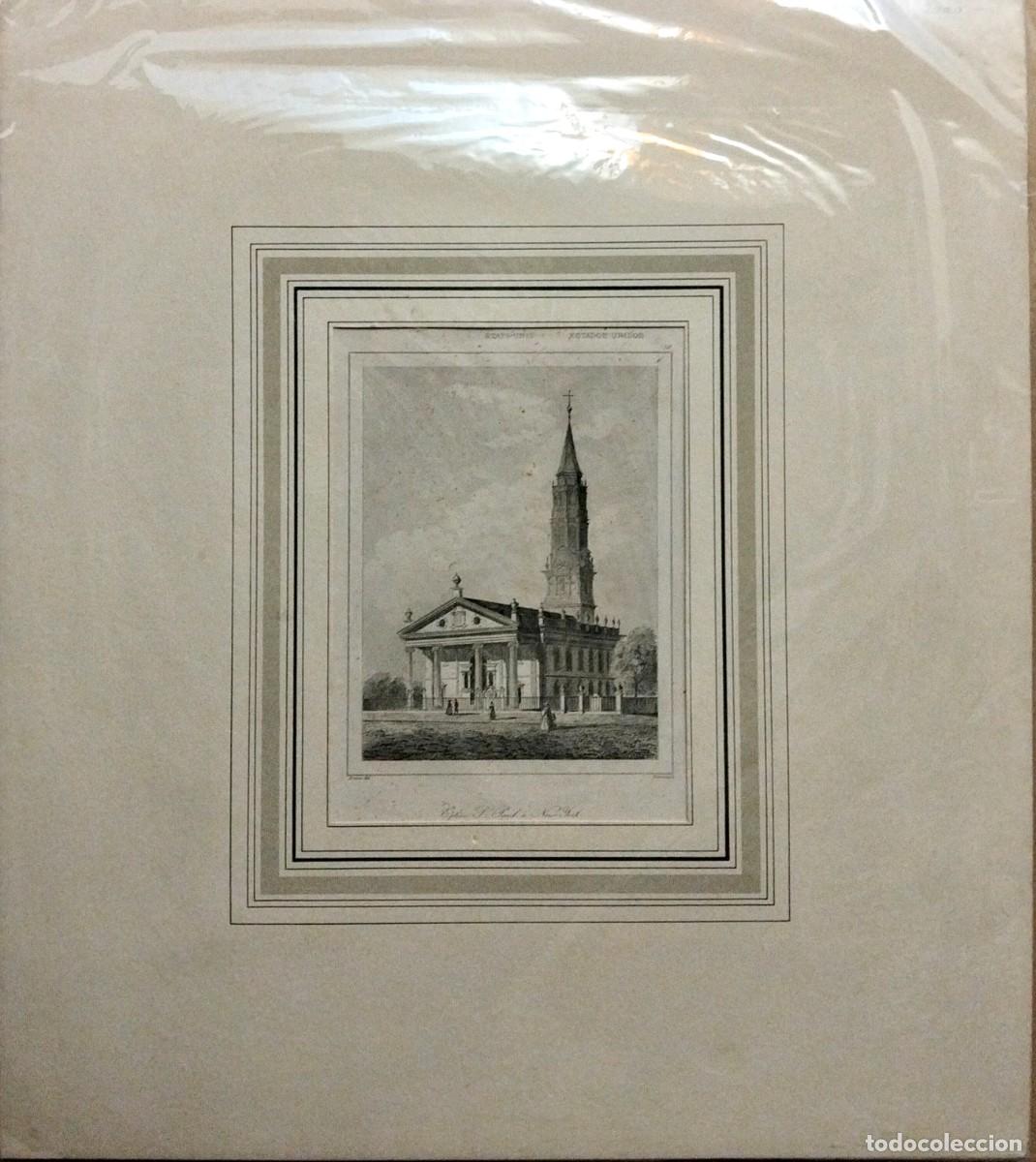 Arte: &rdquo;EGLISE DE ST. PAUL&rdquo; (ETATS-UNIS, HISTOIRE ET DESCRIPTION DES ETATS-UNIS), 1837