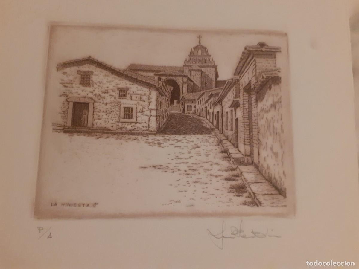 Arte: PRECIOSO GRABADO. LA HINIESTA. DEL PINTOR DE ZAMORA LUIS PEREZ DIEZ. (ZAMORA)
