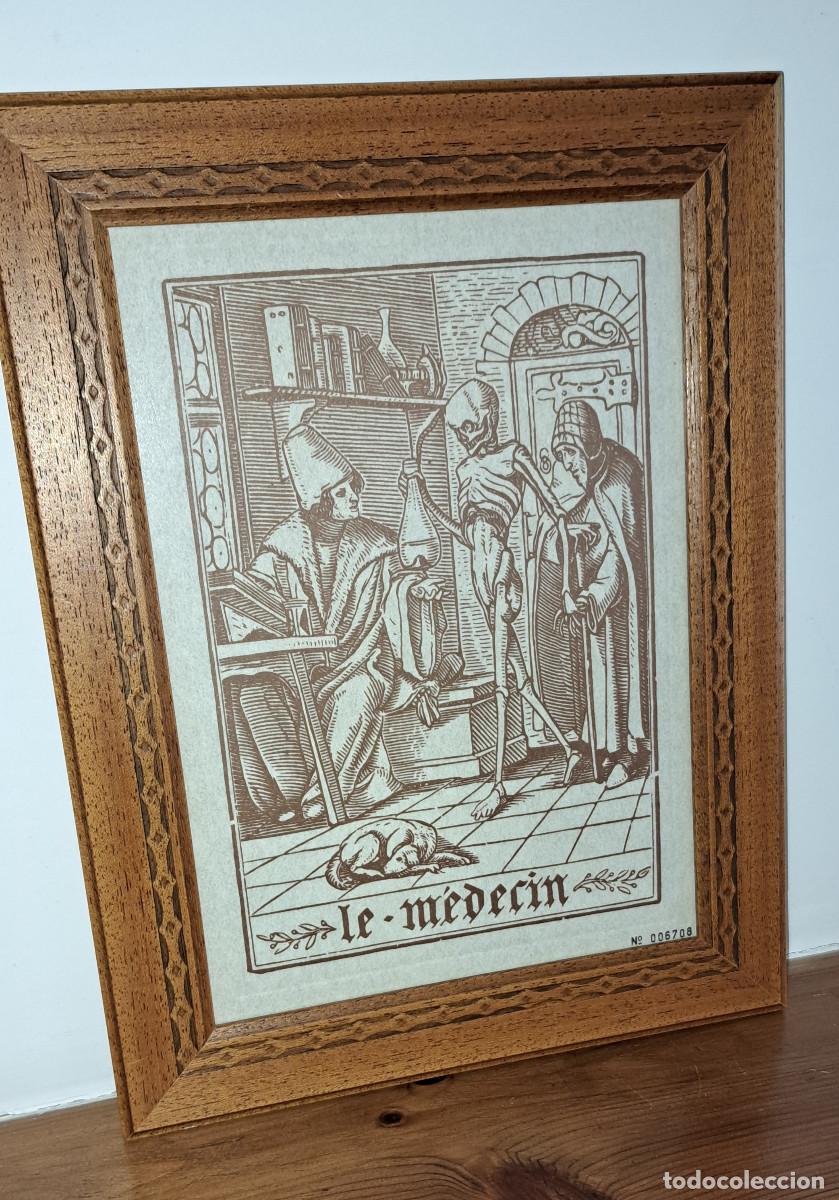 Arte: EL M&Eacute;DICO ( le m&eacute;decin ) - GRABADO - NUMERADO 006708 - HANS HOLBEIN EL JOVEN