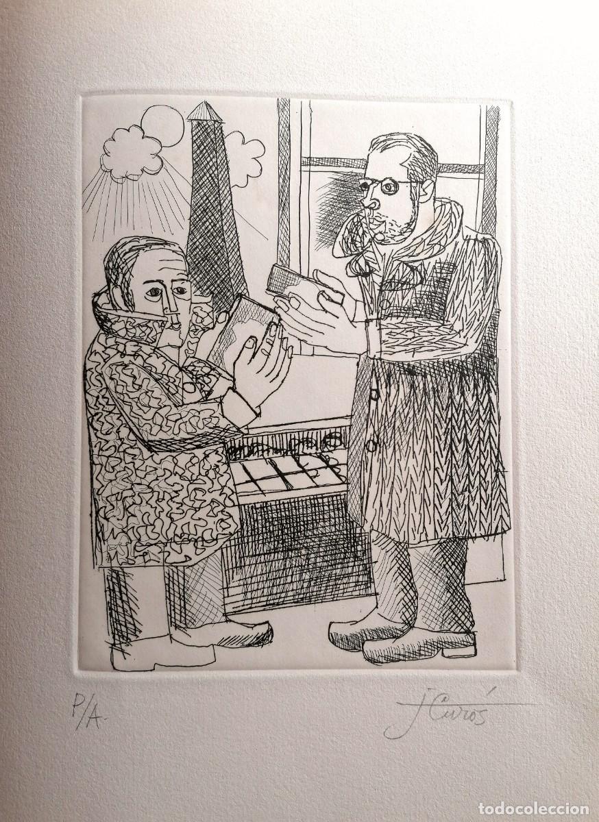 Arte: JORDI CUR&Oacute;S, GRABADO 35 X 25 CM. P/A. AUCA CUR&Oacute;S. FIRMADO.