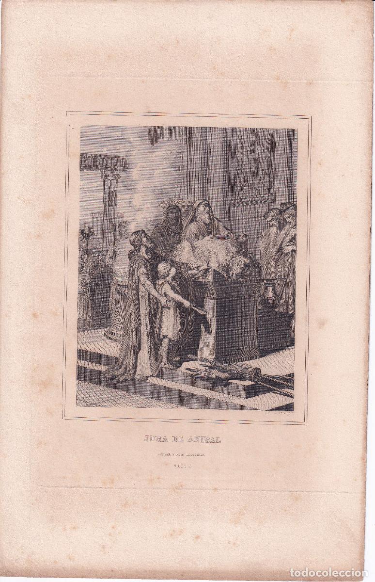 Arte: GRABADO JURA DE AN&Iacute;BAL - A. ROCA (GASPAR Y ROIG ED., c.1850)