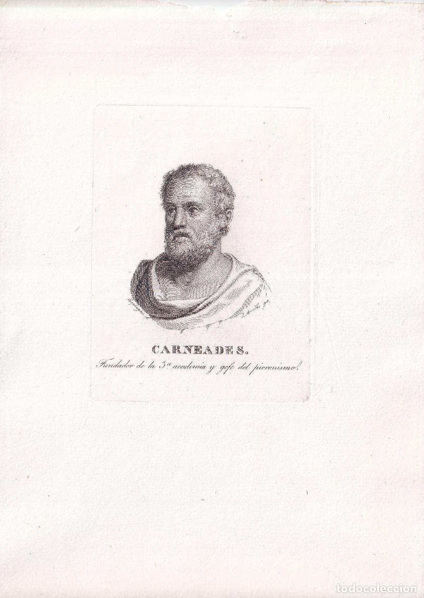 Arte: GRABADO CARNEADES (c.1850)