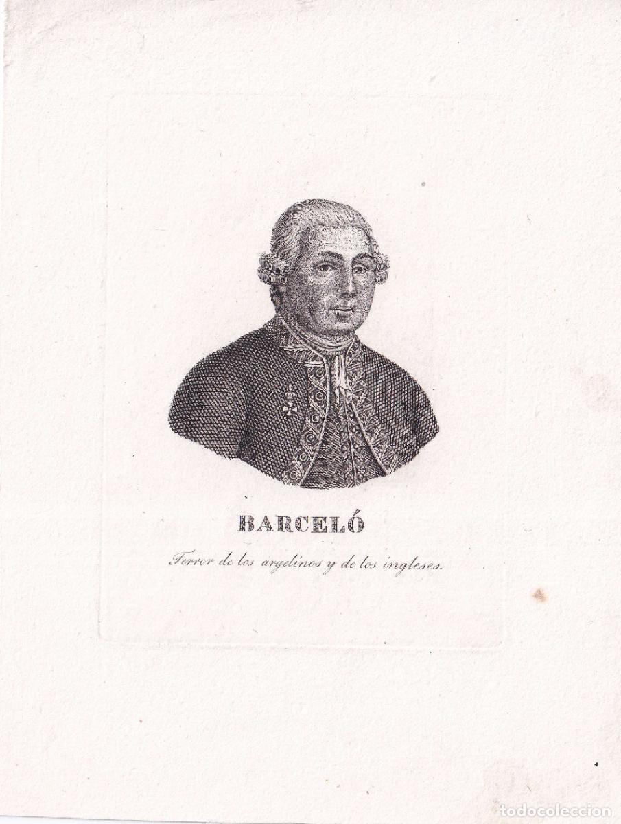 Arte: GRABADO BARCEL&Oacute; (c.1850)