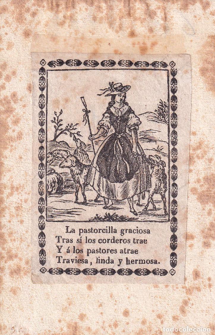 Arte: GRABADO PASTORCILLA (c.1860)