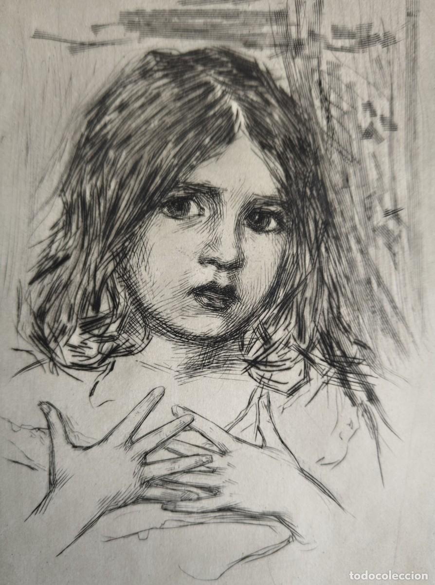 Arte: Hans Volkert (1878-1945). Aguafuerte de 1903.