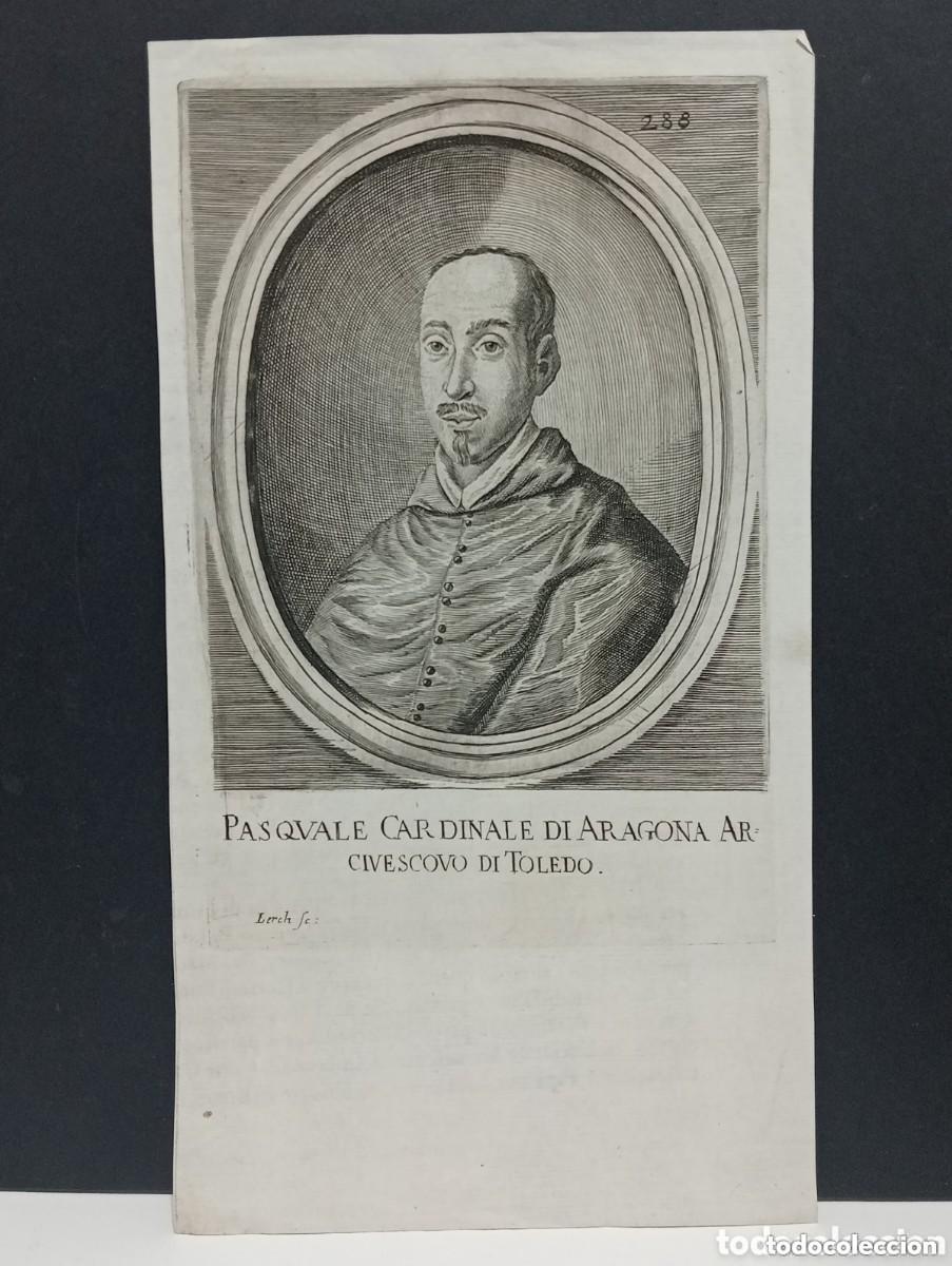 Art: PASQUALE CARDINALE DI ARAGONA - ARCIVESCOVO DI TOLEDO - LERCH