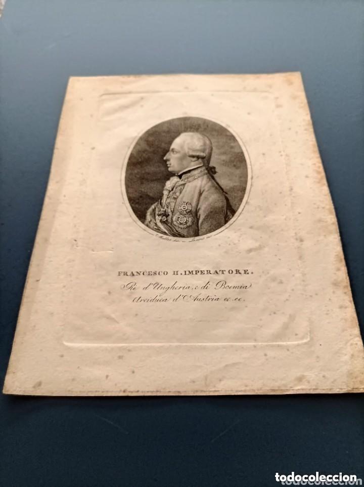 Art: Johann Gotthard M&uuml;ller - Grabado - Francesco II Imperatore