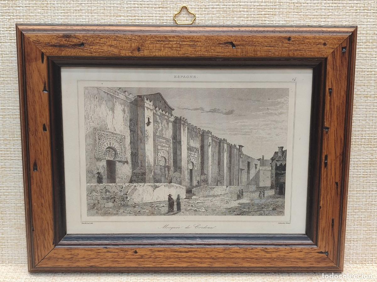 Arte: Mezquita de Cordoba, Lemaitre. L&acute;Univers Pittoresque. Espagne. 1844. Cuadro.