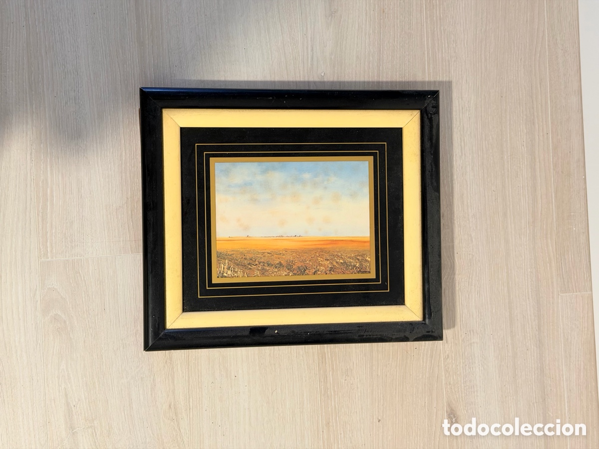 Arte: Paisaje Enmarcado en Madera