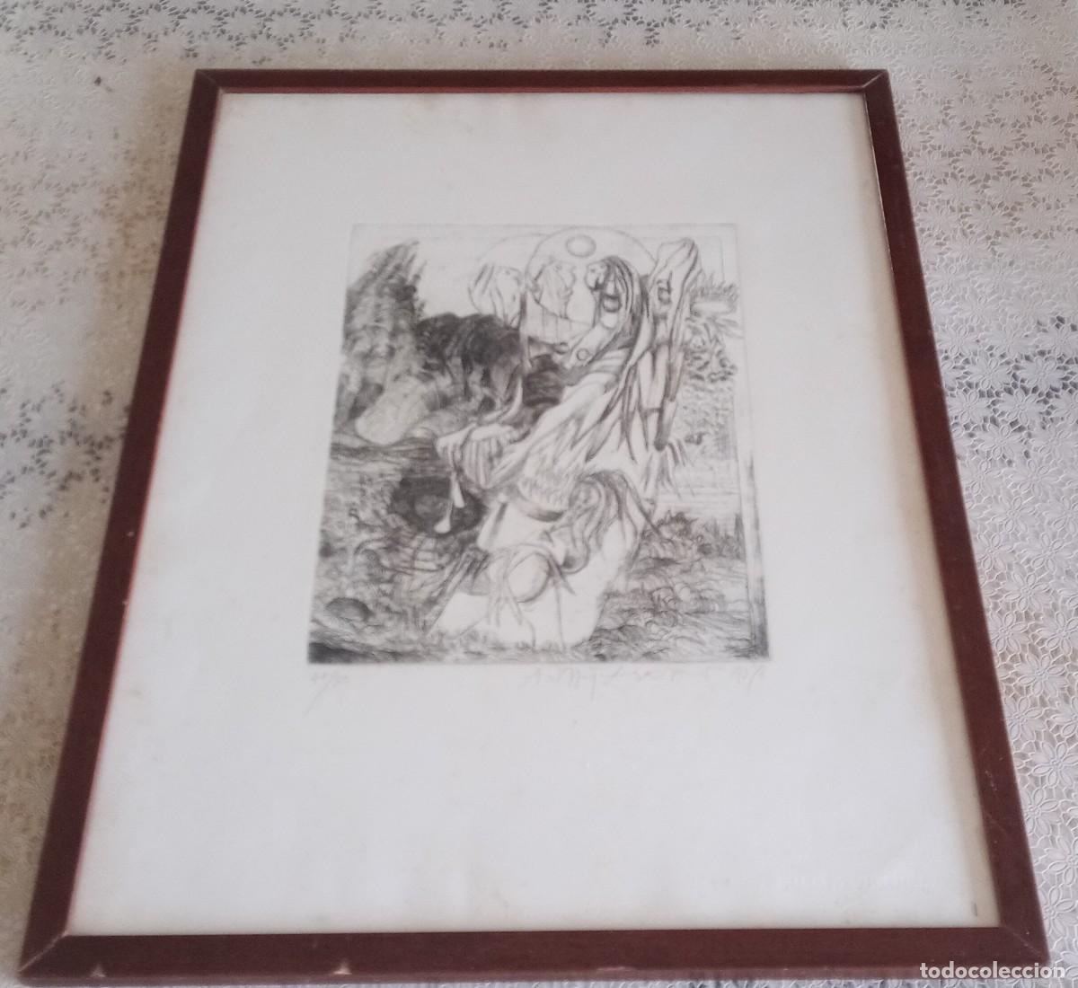 Arte: grabado de Andrzej Łukaszewski numerado edici&oacute;n limitada a 50 ejemplares uno expuesto en museo