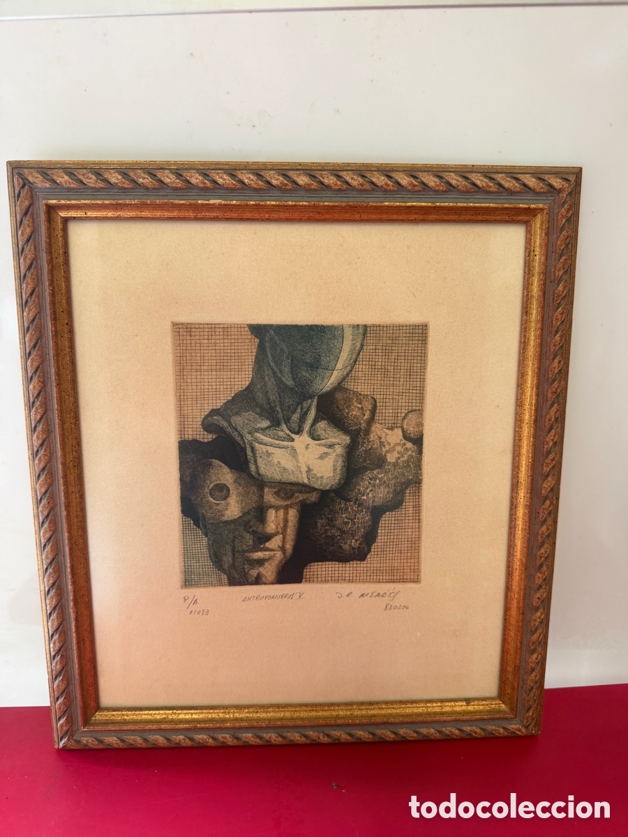 Arte: Aguafuerte Original Antropomorfosi V J.R. M