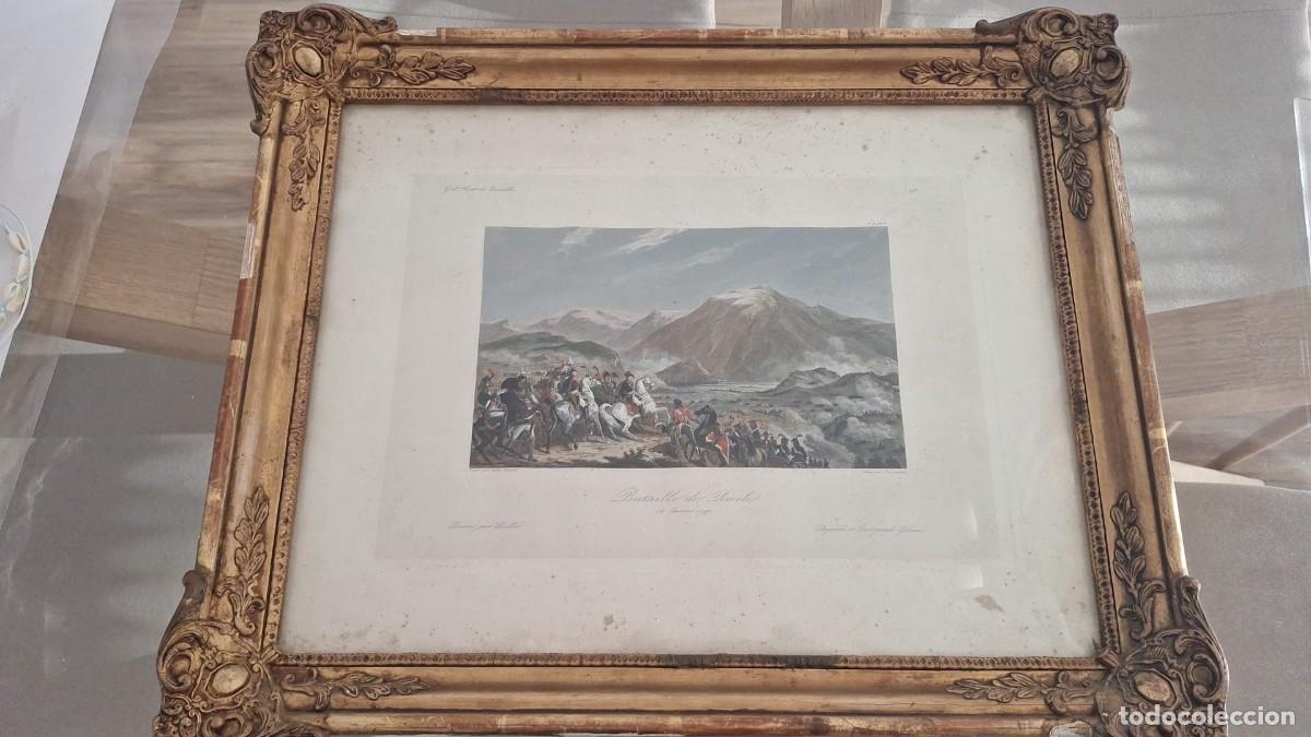 Arte: Gravura Antiga S&eacute;c. XIX &rdquo;Bataille de Rivoli&rdquo; (Napole&atilde;o) - Carle Vernet