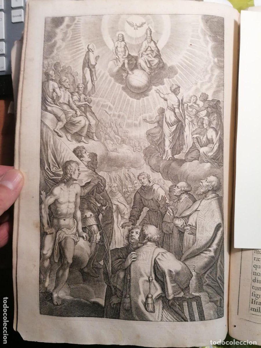 Arte: Coronaci&oacute;n de la Virgen, Grabado Rubens 1640 - Foto 1