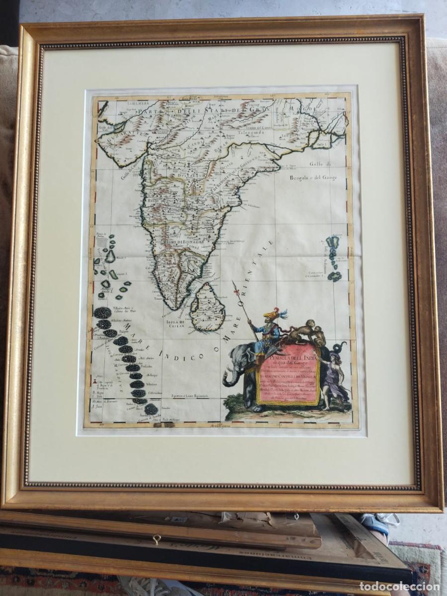 Arte: Grabado 1683 India, Cantolli - Foto 1