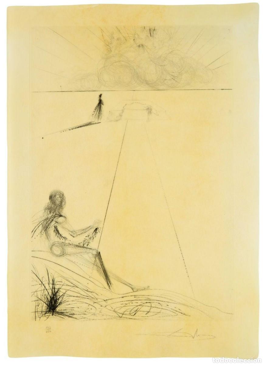 Arte: Salvador Dal&iacute; original leather etching &rdquo;L&rsquo;Arrive&egrave; de la mousson&rdquo;