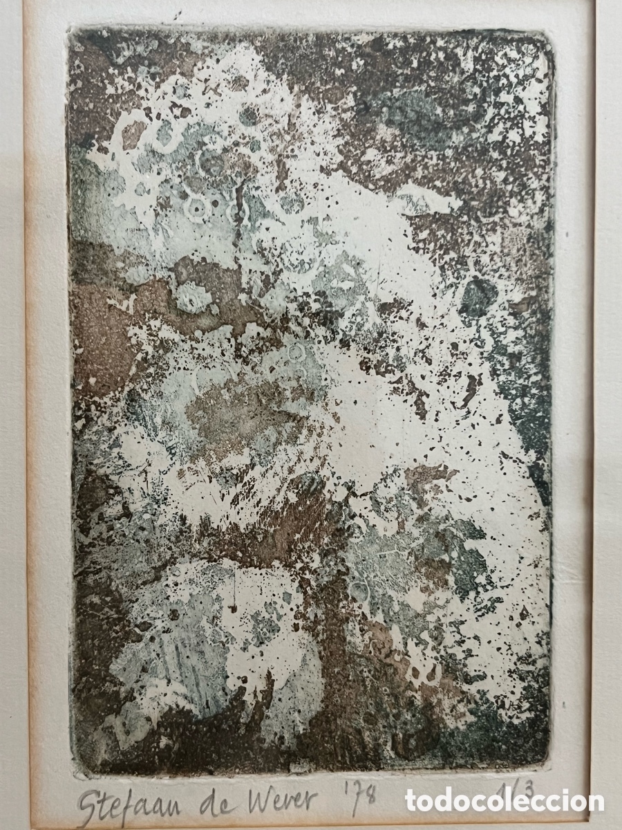 Arte: Grabado abstracto Stefaan de Wever