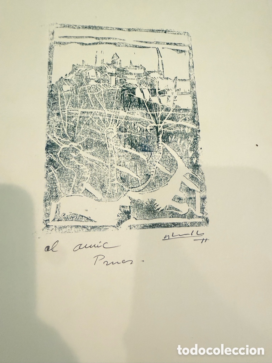 Arte: Obra dedicada a Carles Prun&eacute;s. Firma a identificar