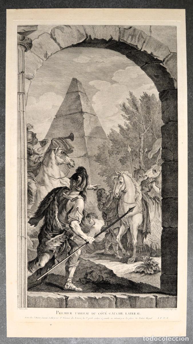 Arte: Premier Tableau du C&ocirc;t&eacute; Gauche Lateral. &Eacute;tienne Fessard 1714 - 1777. Adoration des Mages.