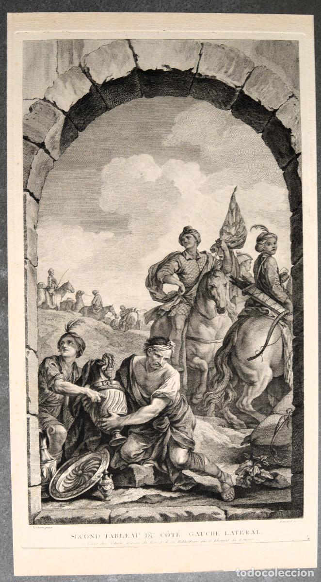 Arte: Second Tableau du C&ocirc;t&eacute; Gauche Lateral. &Eacute;tienne Fessard 1714 - 1777 Adoration des Mages.