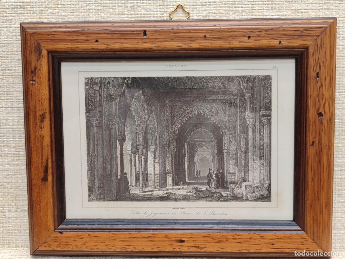 Arte: Sala de la Justicia en la Alhambra. Lemaitre. L&acute;Univers Pittoresque. Espagne. 1844. Cuadro.