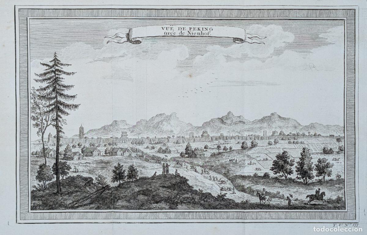 Arte: Vu&euml; de Peking, tir&eacute;e de Nieuhof - Nieuhof, Johan