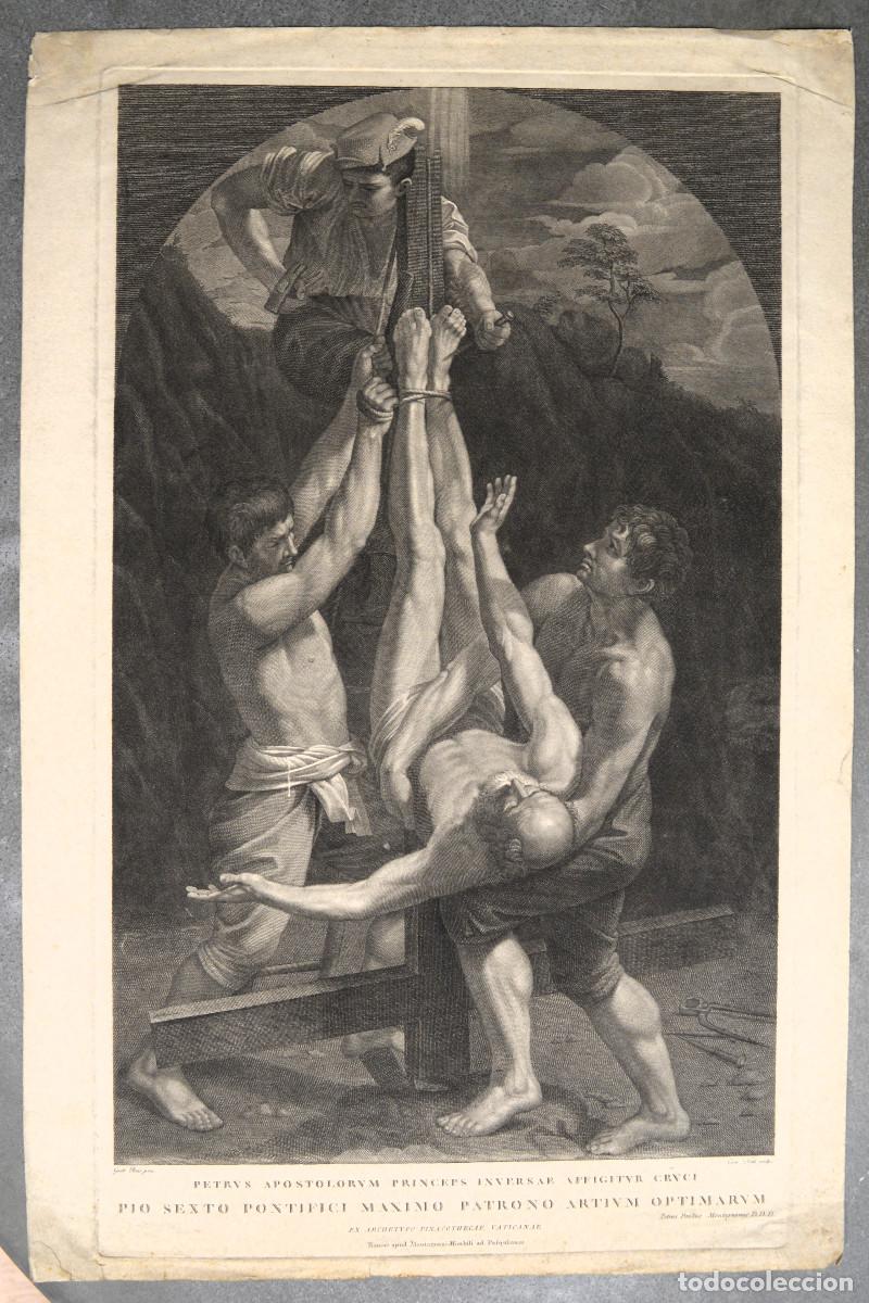 Arte: Petrus Apostolorum Princeps Inversae Affigitur Cruci. Crucificaci&oacute;n de San Pedro. Camilo Tinti.
