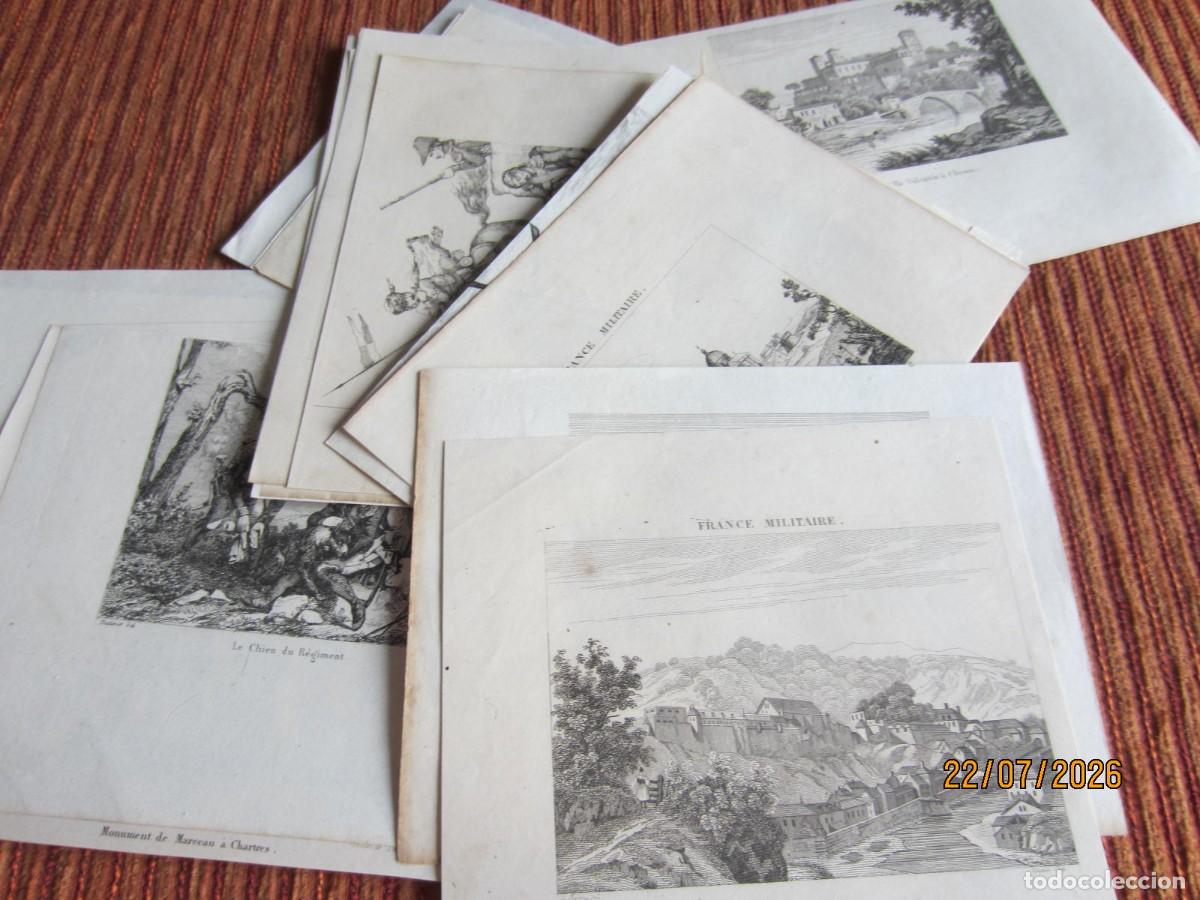 Art: 1844- FRANCIA. 18 GRABADOS ORIGINALES. FRANCE MILITAIRE