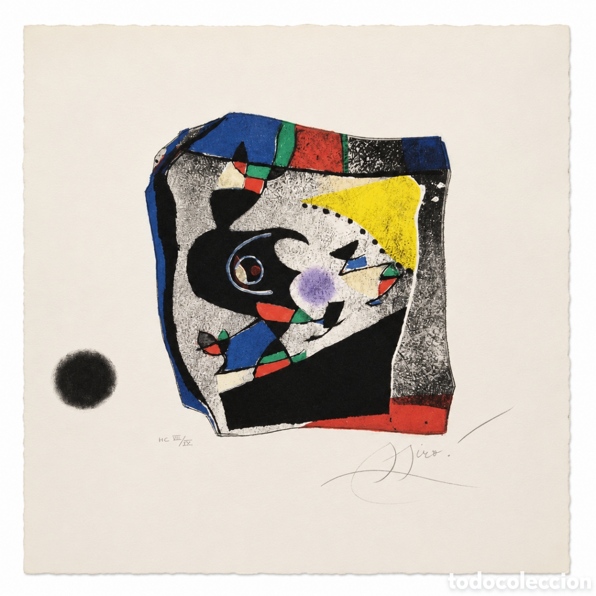 Arte: HOMENAJE A GAUD&Iacute; &ndash; Joan Mir&oacute; (2012) &ndash; Edici&oacute;n limitada numerada