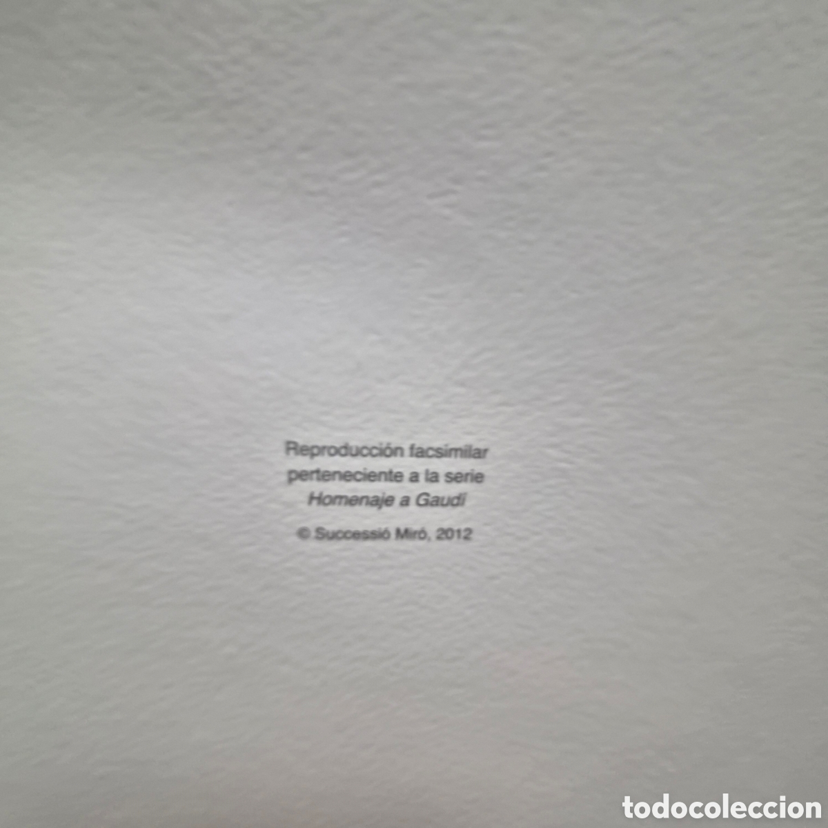 Arte: Joan Miro Homenaje a Gaud&iacute; - Foto 2