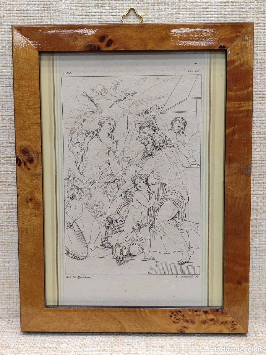Arte: Venus y Vulcano. Anton Van Dyck. Annales du musee 1807, Tomo XI. Cuadro. Mitologia.
