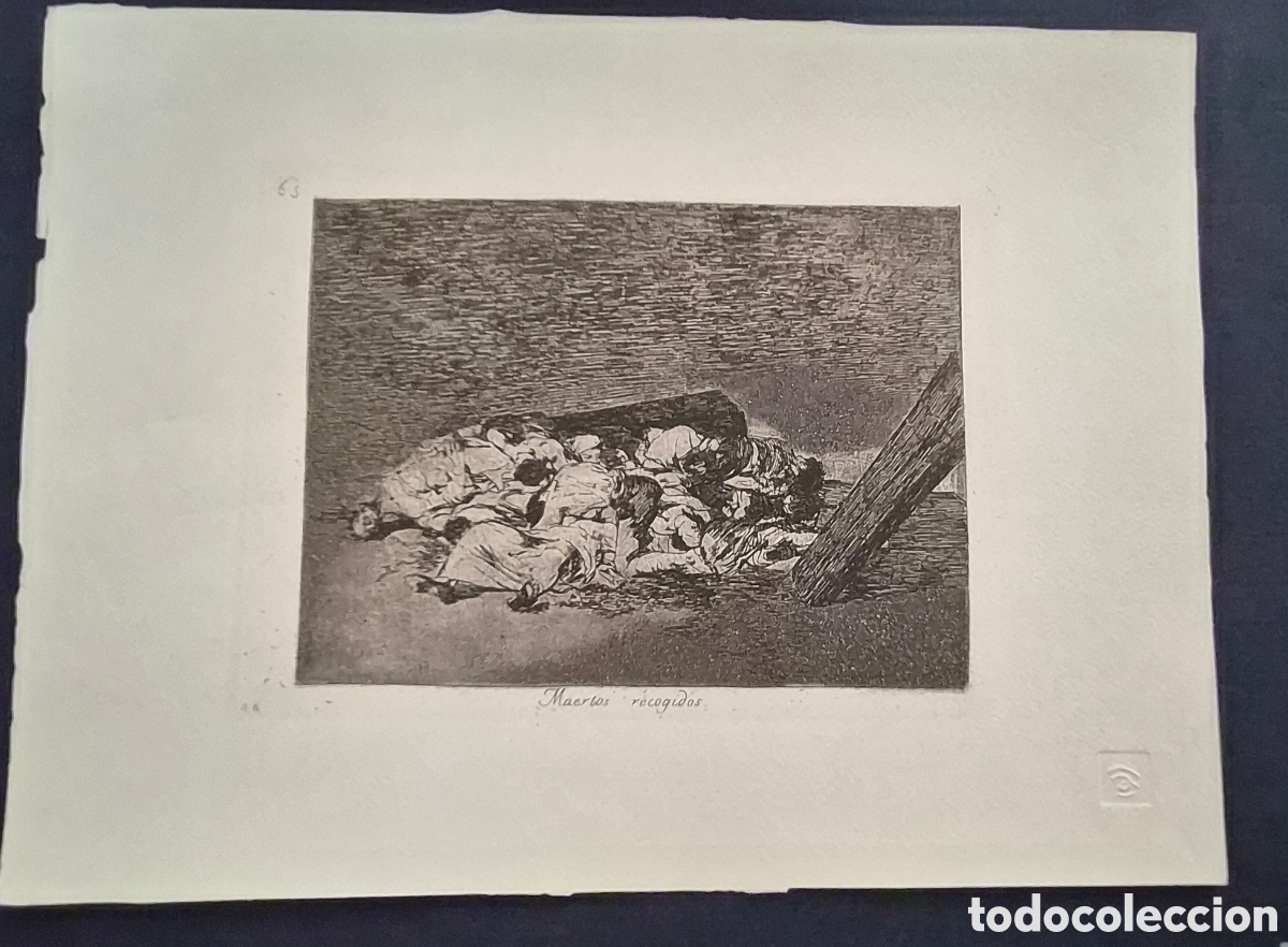 Arte: Francisco Goya grabado Desastres de la Guerra N&deg; 63
